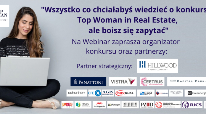 Zaproszenie na Webinar Top Woman in Real Estate! Top Woman
