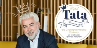 Gheorghe Marian Cristescu jako pierwszy hotelarz w historii zwyciężył w plebiscycie Tata w Koronie Cristescu