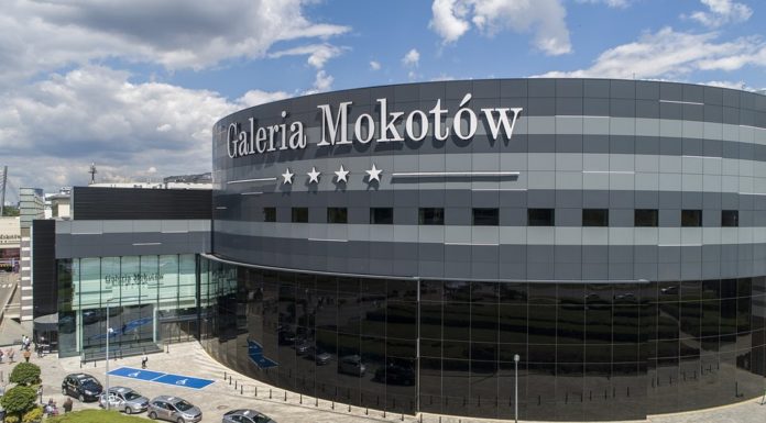 Nowa fasada Galerii Mokotów Galeria Mokotów