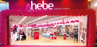 Pierwsza drogeria Hebe w Bełchatowie w Galerii Olimpia Hebe