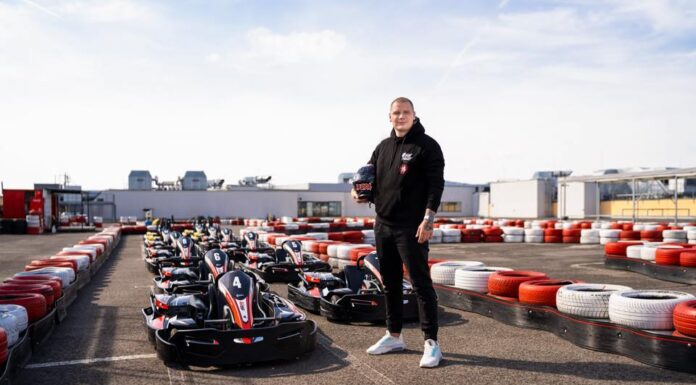 Popularny youtuber otworzył tor kartingowy na dachu Galerii Bronowice Illegal Karting by Budda
