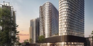 Global Office Park w Katowicach z wiechą Cavatina Holding