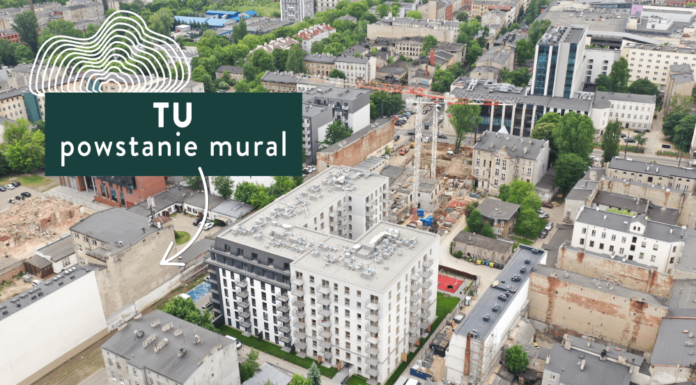 Nowy mural w Łodzi zachęci do tworzenia sąsiedzkich relacji