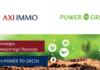 AXI IMMO wprowadza nową strategię Zrównoważonego Rozwoju. Start programu POWER TO GREEN POWER TO GREEN