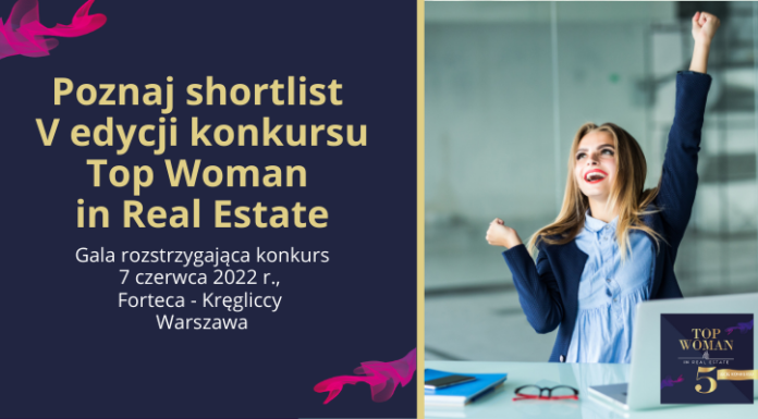 Shortlist V edycji konkursu Top Woman in Real Estate!