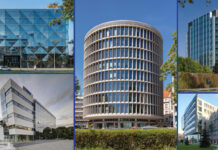 Biurowce z portfela PineBridge Benson Elliot i Sharow Capital z zielonymi certyfikatami PineBridge Benson Elliot Sharow Capital