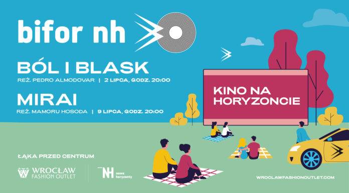 Bifor Nowe Horyzonty: MFF Nowe Horyzonty we Wrocław Fashion Outlet! Przyjdź na rozgrzewkę przed festiwalem na dwa bezpłatne pokazy filmowe „Ból i blask” i „Mirai” Nowe Horyzonty