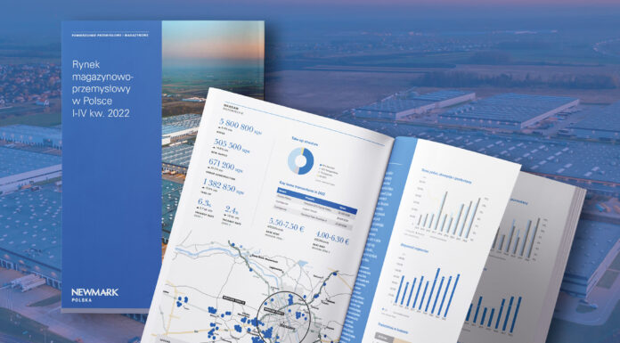 Podaż powierzchni magazynowej w 2022 roku przekroczyła rekordowy poziom 4,4 mln mkw. Podaż powierzchni magazynowej