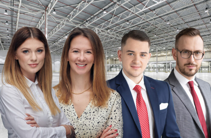 From left Natalia Nowakowska Hays Poland Karolina Szyndler Hays Poland Janusz Dudek Newmark Polska M Deweloperzy magazynowi