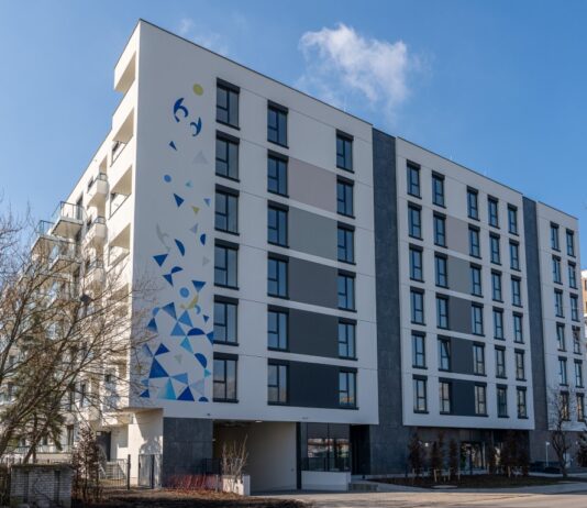 Osiedle Bokserska 71 w Warszawie – projekt Dom Development na Służewcu z systemem ociepleń elewacji marki Dryvit Bokserska 71
