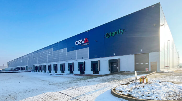 Panattoni wchodzi w ostatni etap realizacji 38 500 m kw. w Pile. Aż 32 500 m kw. dla CEVA Logistics do obsługi Signify Panattoni CEVA